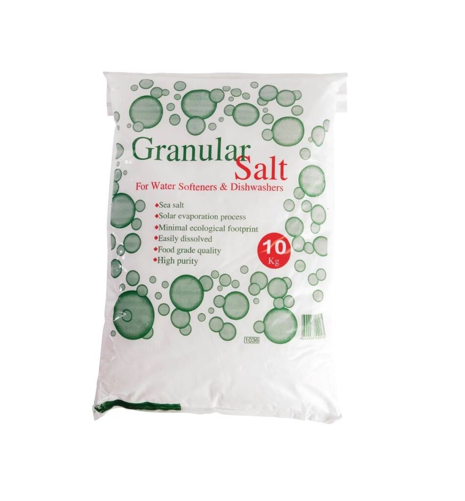 Granular Salt 10kg - Granulated salt available in convenient sacks for use with a water softener
